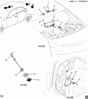 COMMUNICATION SYSTEM (RADIO IO6, EXC "ONSTAR" UE1)