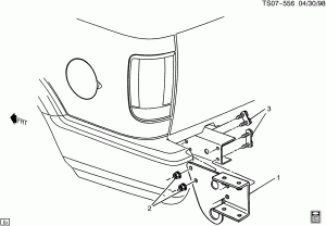 VEHICLE TIE DOWN/REAR(VR6)