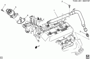 E.G.R. VALVE & RELATED PARTS (L35/4.3W)