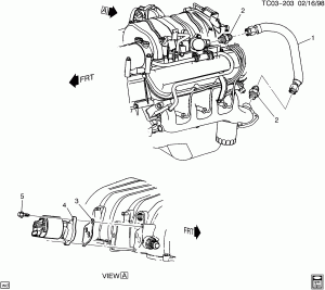 E.G.R. VALVE & RELATED PARTS (L29/7.4J)