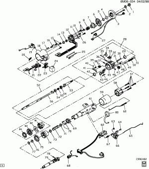 STEERING COLUMN/TILT (F/S)(D55)