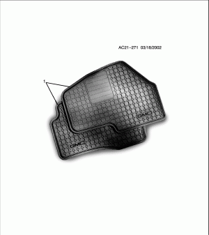 MAT PKG/FRONT FLOOR VINYL (NON-PRODUCTION) (Z88)