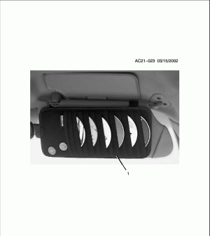 HOLDER PKG/SUNSHADE CD