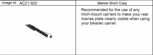 PLATE PKG/LICENSE REMOUNT