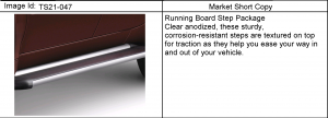 STEP PKG/RUNNING BOARD (NON-PRODUCTION) (CLEAR)