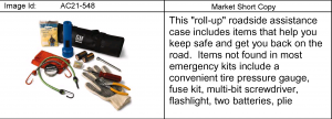ROADSIDE ASSISTANCE PKG/ROLL-UP