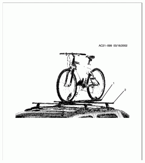 CARRIER PKG/BICYCLE (WHEEL MOUNT)