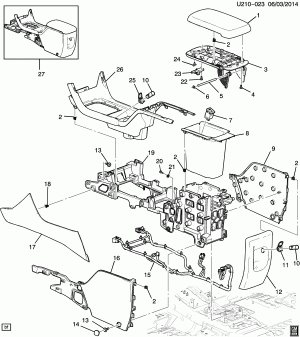 FLOOR CONSOLE (MANUAL N8D)