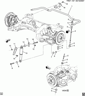 SUSPENSION/REAR PART 3-SHOCK ABSORBER & STABILIZER BAR