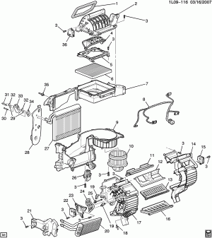 A/C & HEATER MODULE ASM