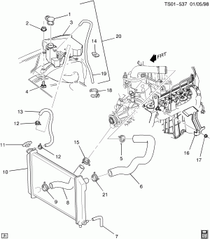 ENGINE COOLING SYSTEM (LF6/4.3X,L35/4.3W)