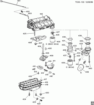 ENGINE ASM-5.0/5.7L V8 PART 4 OIL PUMP,PAN & RELATED PARTS (L30/5.0M,L31/5.7R)