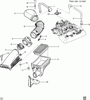 AIR INTAKE SYSTEM (L35/4.3W)