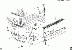 BUMPER/REAR (X88,Z88)