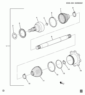 ОСЬ/ЗАДНЯЯ-ЛЕВАЯ СТОРОНА