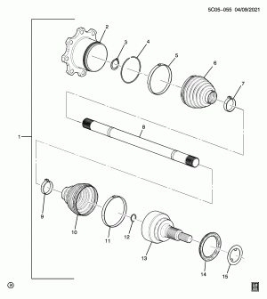 ОСЬ/ЗАДНЯЯ-ПРАВАЯ СТОРОНА