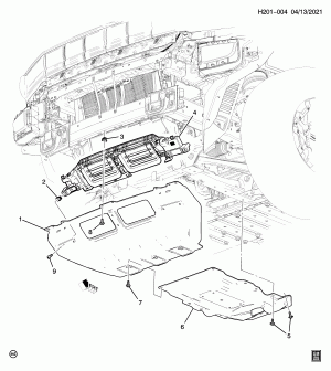 AIR DEFLECTOR & SKID PLATE/UNDERBODY-FRONT