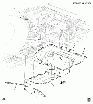 AIR DEFLECTOR & SKID PLATE/UNDERBODY-REAR