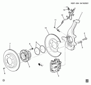SUSPENSION/REAR-KNUCKLE DETAIL