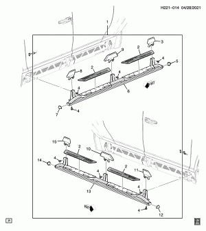 ASSIST STEP (DEALER INSTALLED, ROCKER PANEL PROTECTOR S6L)