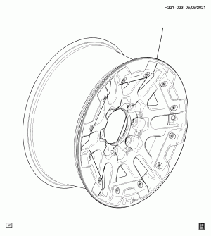 SPARE WHEEL (DEALER INSTALLED, WHEEL SGX)
