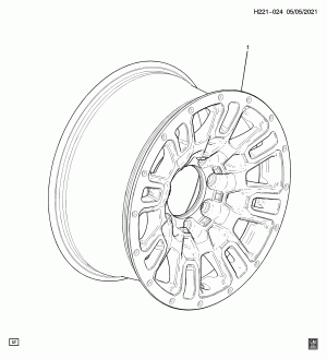 SPARE WHEEL (DEALER INSTALLED, WHEEL SGY)