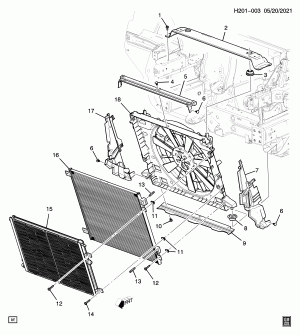 RADIATOR MOUNTING & RELATED PARTS