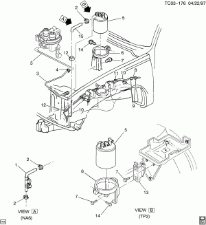 VAPOR CANISTER & RELATED PARTS (LB4/4.3Z)