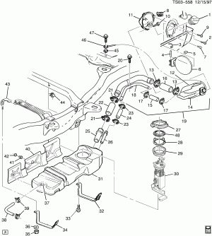 FUEL TANK MOUNTING & FILLER PIPE