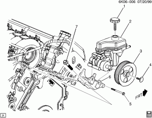 STEERING PUMP MOUNTING