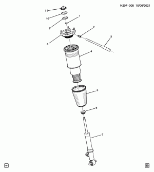 ABSORBER/REAR SHOCK