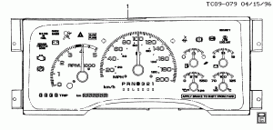 CLUSTER ASM/INSTRUMENT PANEL (EXPORT)