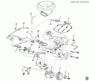 A.I.R. PUMP & RELATED PARTS (L19/7.4N)