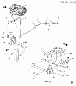 VAPOR CANISTER & RELATED PARTS (L30/5.0M,L31/5.7R)