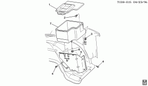 TOOL STOWAGE COMPARTMENT