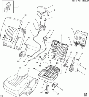 REAR SEAT/FOLDING-RH 40%(AM7)