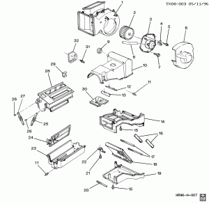 HEATER & BLOWER ASM (EXC C60)