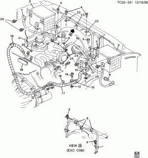 BATTERY CABLES (LH6/6.2C,LL4/6.2J,L65/6.5F)(DIESEL)