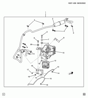 AIR SUSPENSION COMPRESSOR MODULE ASSEMBLY
