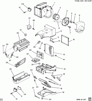 A/C & HEATER MODULE ASM (C60)