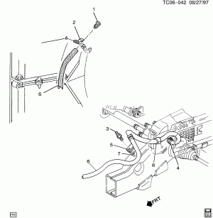 VENT HOSE/FRONT AXLE