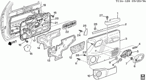DOOR TRIM/SIDE FRONT (EXC YE9,9U0)