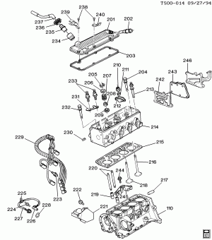ENGINE ASM-2.2L L4 PART 2 CYLINDER HEAD & RELATED PARTS (LN2/2.2-4)