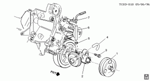 VACUUM PUMP MOUNTING (L56/6.5S,L65/6.5F)