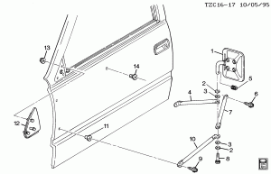 MIRROR/OUTSIDE REAR VIEW (CAMPER TYPE DF2)