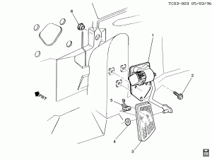 ACCELERATOR CONTROL (L56/6.5S,L65/6.5F)