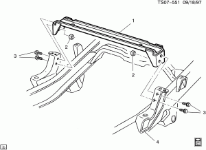 FRAME/REINFORCEMENT (SPORT SUSPENSION ZQ8)