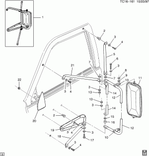 MIRROR/OUTSIDE REAR VIEW (WEST COAST TYPE DG5,9F8)(RE-TRAC)(2ND DES)