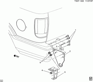 VEHICLE TIE DOWN/REAR