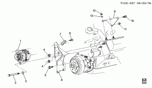 GENERATOR MOUNTING (LH6/6.2C,LL4/6.2J)